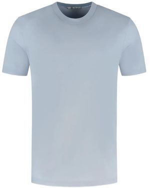 STEFAN BRANDT Kurzärmeliges Eli Super 60 T-Shirt - Blau