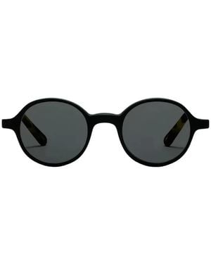 Lgr Reunion Round-Frame Sunglasses - Black