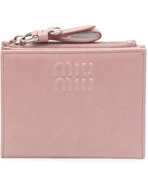 Miu Miu Small Leather Wallet - Pink