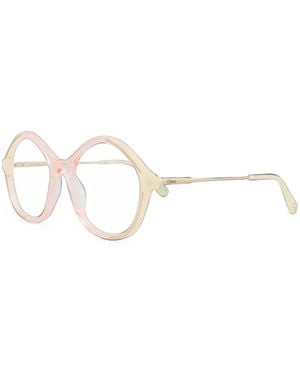 Chloé Geometric-Frame Glasses - White