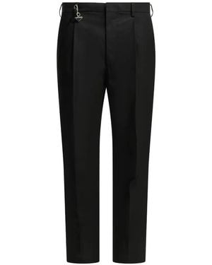 Prada Triangle Charm Trousers - Black