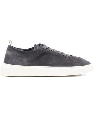 Officine Creative Baskets Pluma À Lacets - White