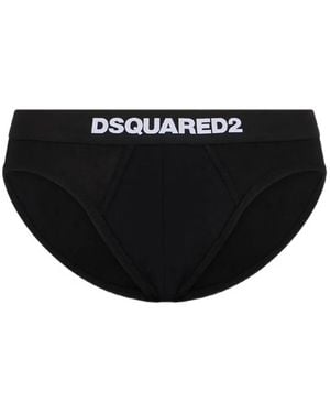 DSquared² ロゴ ブリーフ - ブラック