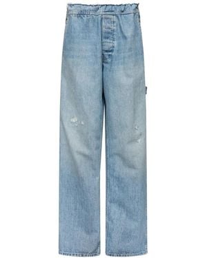 MM6 by Maison Margiela Wide-Leg Jeans - Blue