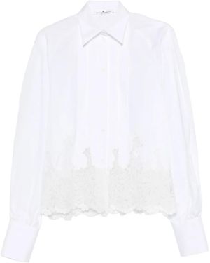 Ermanno Scervino Lace Shirt - White
