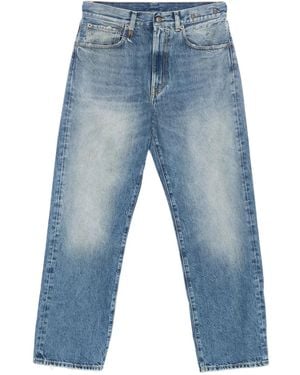 R13 Straight-Leg Cotton Jeans - Blue