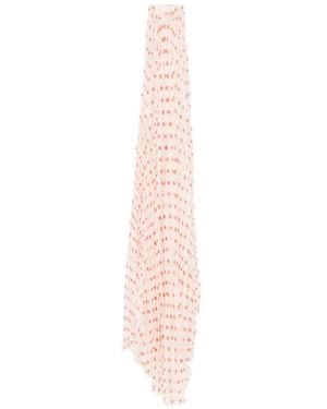 N°21 Foulard À Pois - Blanc