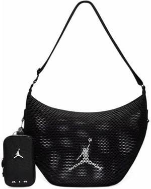 Nike 0,48L Schultertasche Mit Logo-Print - Schwarz