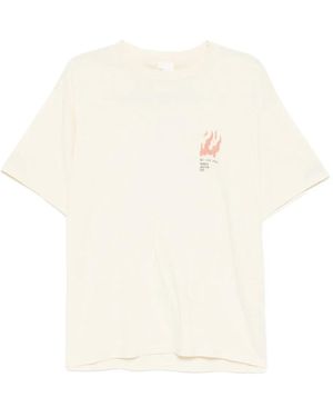 Nudie Jeans グラフィック Tシャツ - ホワイト