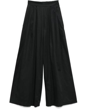 MOUTAKI Cotton Pants - Black