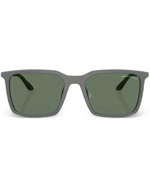 ARMANI EXCHANGE Square-Frame Matte-Finish Sunglasses - Green