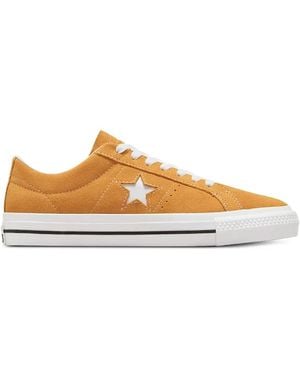 Converse One Star Pro Suede Trainers - Yellow