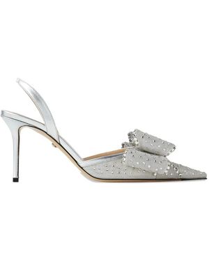 Mach & Mach Le Cadeau Slingback Court Shoes - White