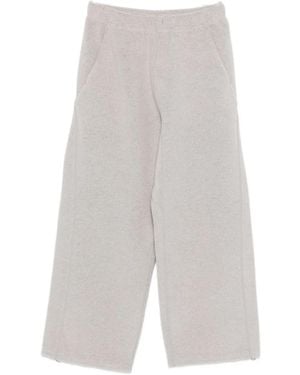 Goldwin Fleece-Texture Track Trousers - White