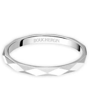 Boucheron Small Facette Ring - Blue