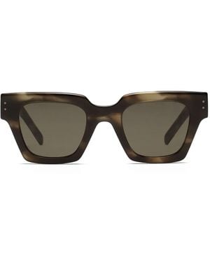 Dolce & Gabbana トータスシェル サングラス - グリーン