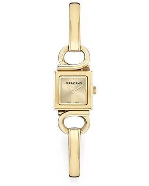 Ferragamo Gancio Evo Bangle 18Mm Watch - Metallic