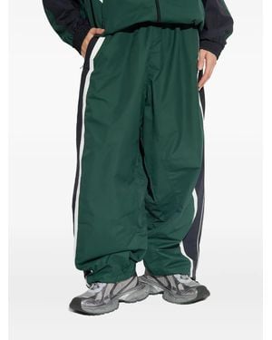 Vetements Stripe Logo Track Pants - Green