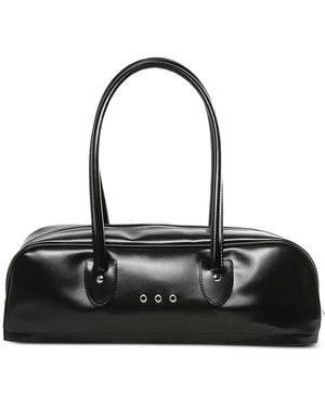 Comme des Garçons Eyelet-Embellished Shoulder Bag - Black