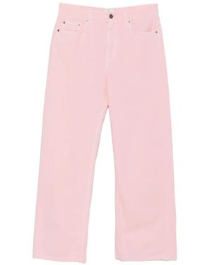 Haikure Wide-Leg Jeans - Pink