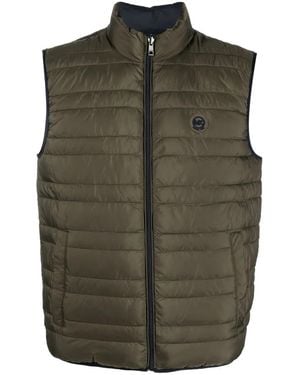 Michael Kors Gilet Trapuntato Con Placca Logo - Verde