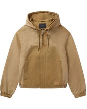 Axel Arigato Pitch Cotton Hooded Jacket - Natural