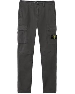 Stone Island Multiple-Pocket Trousers - Grey