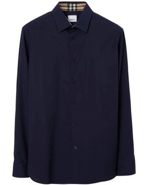 Burberry Shirts - Blue