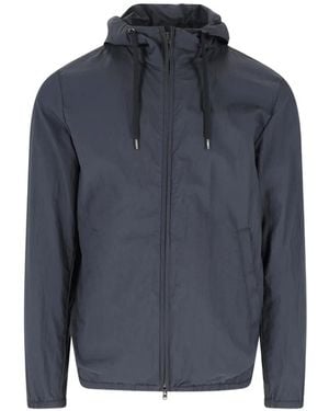 Herno Double-Layer Ripstop Nylon Jacket - Blue