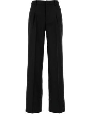 PT Torino Lola Pleat-Detail Trousers - Black