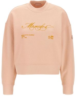 Moncler Sweater Met Ronde Hals - Wit