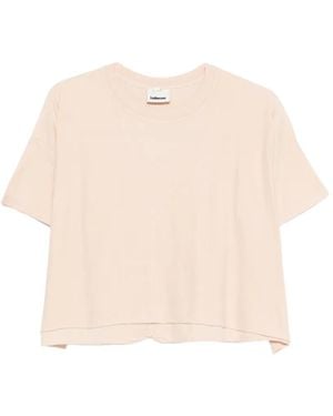 Bellerose Farpy Crew-Neck Crop T-Shirt - Natural