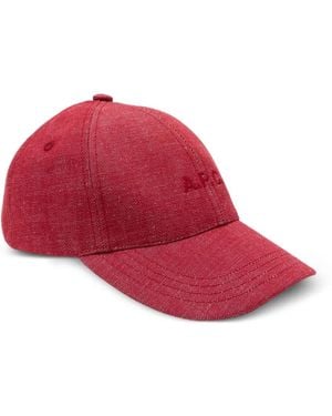 A.P.C. Charlie Cap - Red