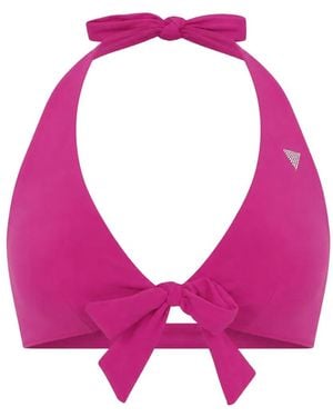 Guess Neckholder-Bikini Mit Schleifendetail - Pink