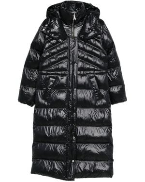 Patrizia Pepe Hooded Puffer Jacket - Black