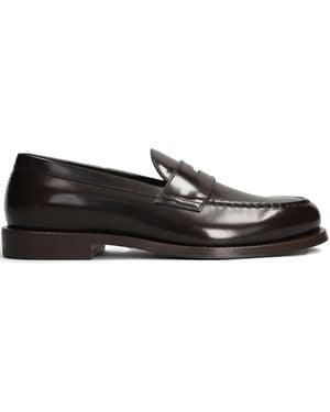 Henderson Panelled Loafers - ブラック