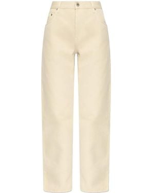Burberry Straight-Leg Jeans - Natural