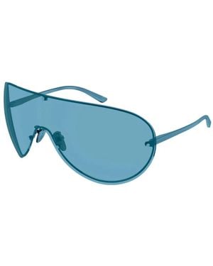 Gucci Mask Shield-Frame Sunglasses - Blue