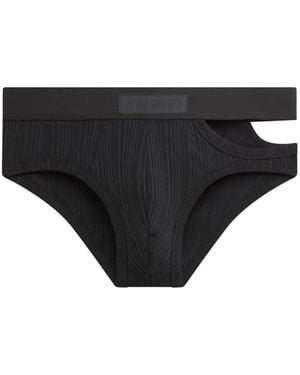 Louis-Gabriel Nouchi Slip Mit Cut-Out - Schwarz