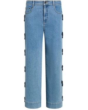 Cinq À Sept Betsy Bow-Detail Jeans - Blue