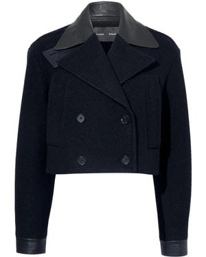 Proenza Schouler Reyes Cropped Jacket - Blue