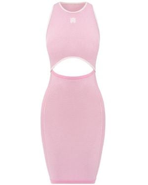 Amiri Ma Seamless Cut-Out Mini Dress - Pink