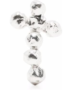 Alighieri The Uncoded Path Stud Earring - White