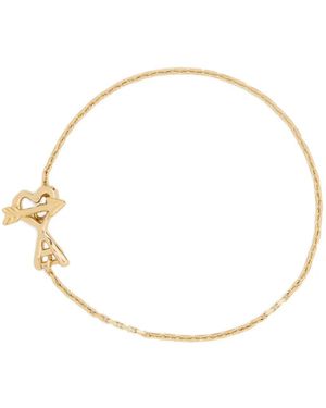 Ami Paris Brass Arrow Ami De Coeur Bracelet - Metallic