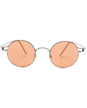Lindberg 8222 Rimless Sunglasses - Pink