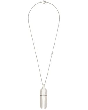 Courreges Collar Con Charm De Frasco - Blanco