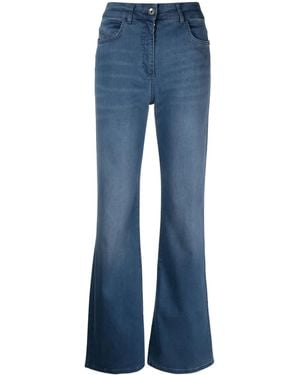 Patrizia Pepe High-Waisted Flared Jeans - Blue