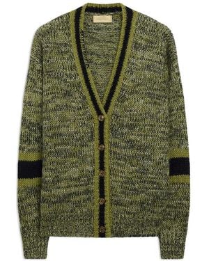 Momoní Orvan Mouliné Cardigan - Green