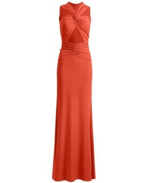 Silvia Tcherassi Naga Twisted Dress - Red