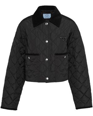 Prada Quilted Re-Nylon Jacket - Black